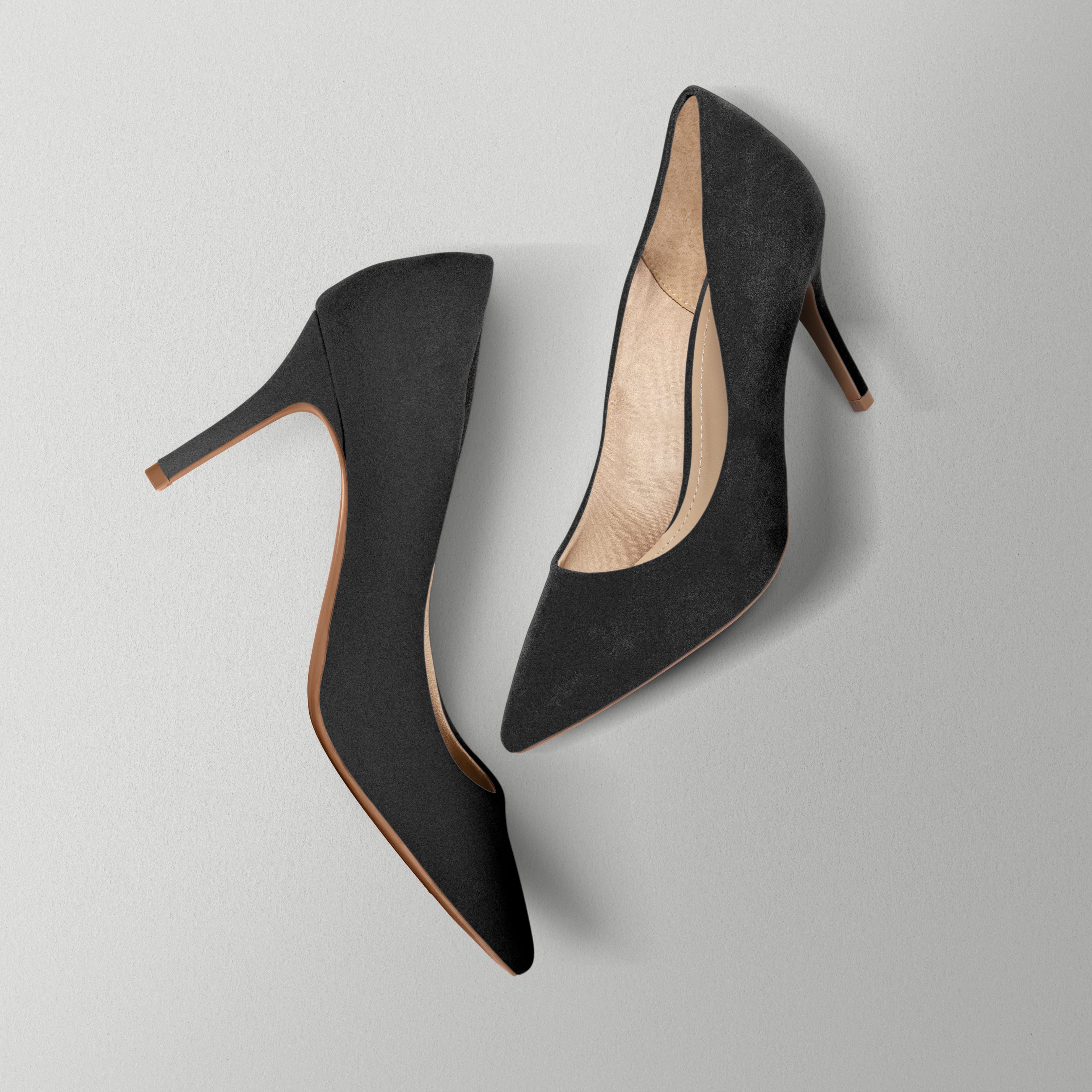 black shoes with green dress