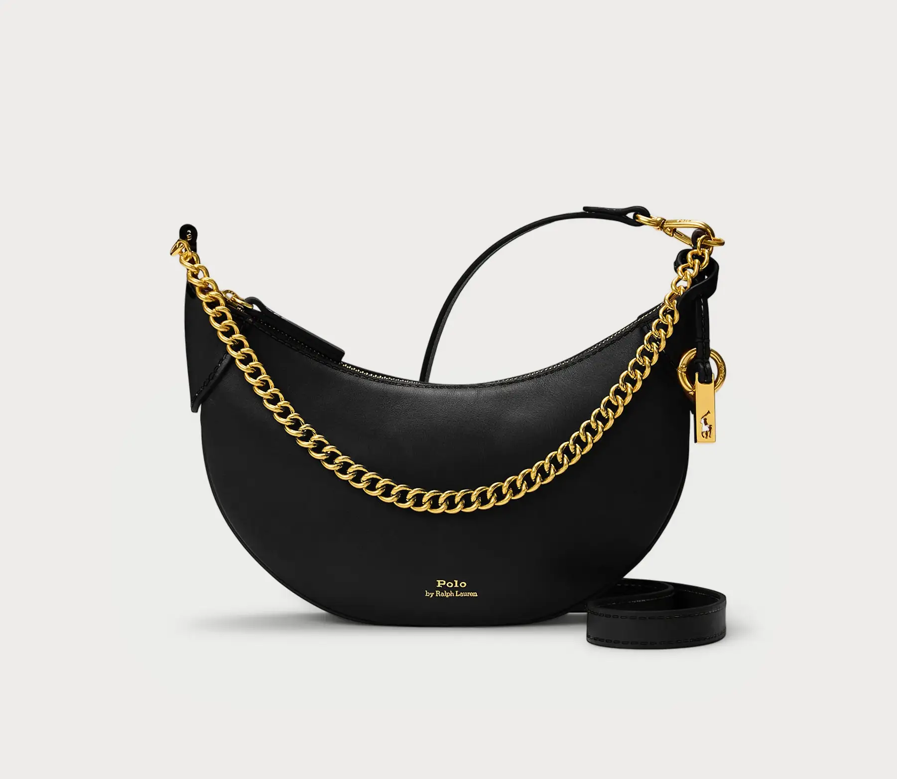 Ralph Lauren Polo ID Leather Mini Chain Bag