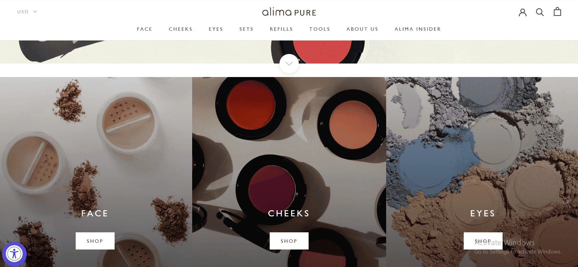 alima pure makeup